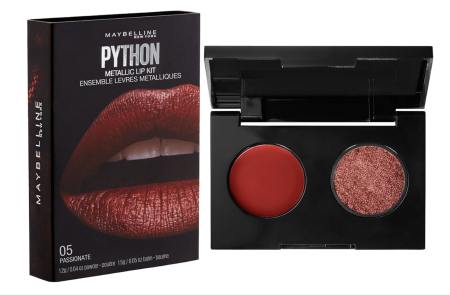 Maybelline New York Lip Studio Python Metallic Lip Makeup Kit - Passionate